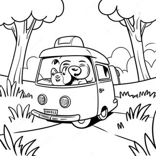 Adventurous Toodles In The Park Coloring Page 24285-22329