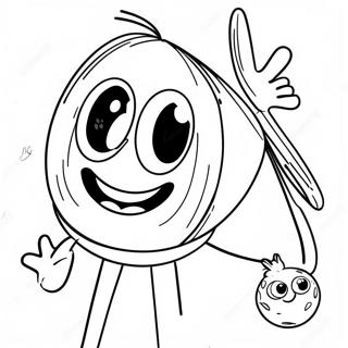 Happy Forky With A Smile Coloring Page 24315-22354