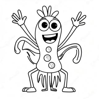 Happy Forky With A Smile Coloring Page 24315-22355