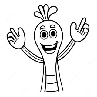 Happy Forky With A Smile Coloring Page 24315-22356