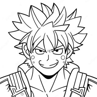 Bakugo Coloring Pages