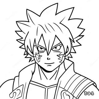 Bakugo Coloring Page 24344-22375