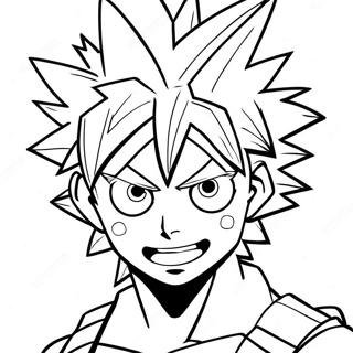 Bakugo Coloring Page 24344-22376