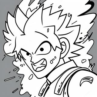 Explosive Bakugo In Action Coloring Page 24345-22378