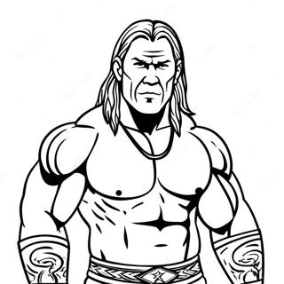 Wwe Wrestler In Action Coloring Page 24355-22385