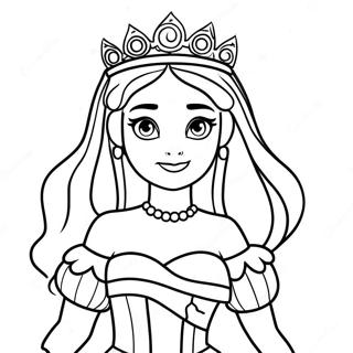 Elegant Roblox Royale High Princess Coloring Page 24365-22394