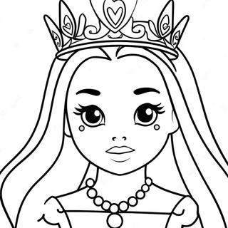 Elegant Roblox Royale High Princess Coloring Page 24365-22396