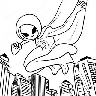 Spider Gwen Coloring Pages