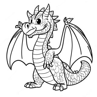 Fire Dragon Coloring Pages