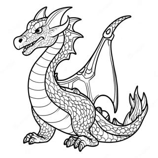 Fire Dragon Coloring Page 24434-22446