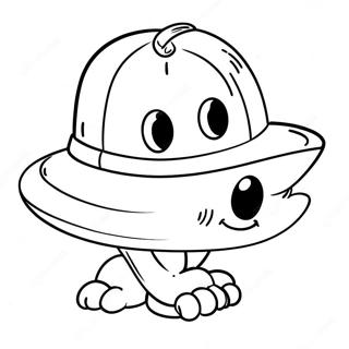 Cappy Transforming Into A Hat Coloring Page 24445-22457