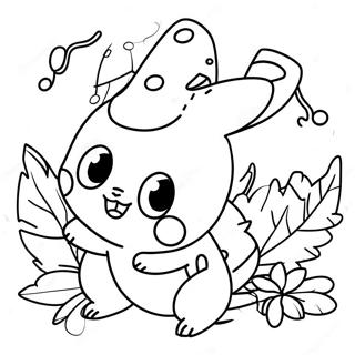 Pokemon Thanksgiving Coloring Page 24454-22463