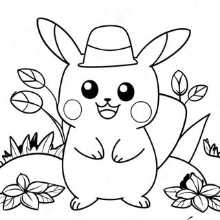 Pokemon Thanksgiving Coloring Page 24454-22464