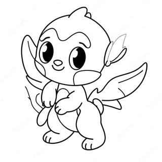 Cute Zero Character Coloring Page 24465-22473