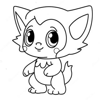 Cute Zero Character Coloring Page 24465-22474