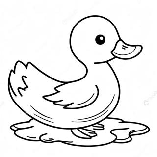 Paper Duck Coloring Page 24474-22479