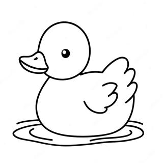 Paper Duck Coloring Page 24474-22480