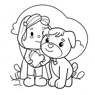 Will You Be My Valentine Coloring Page 24504-22502