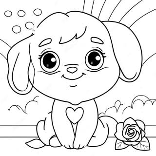 Will You Be My Valentine Coloring Page 24504-22503