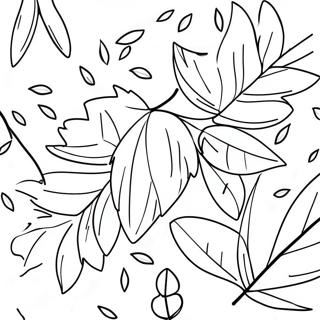 Autumn Leaves Coloring Page 24515-22513