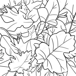 Autumn Leaves Coloring Page 24515-22514