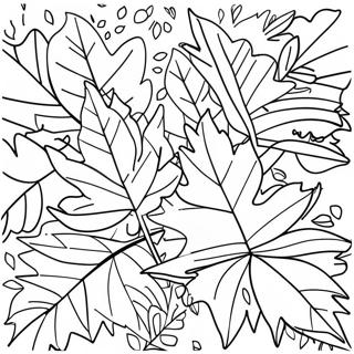 Autumn Leaves Coloring Page 24515-22516