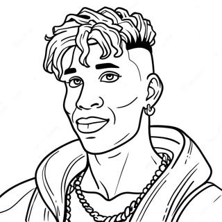 Nle Choppa Coloring Pages