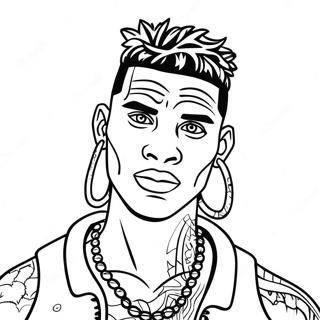 Nle Choppa Coloring Page 24524-22518