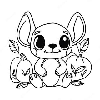 Halloween Stitch Coloring Pages