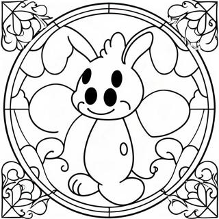 Disney Stained Glass Coloring Page 24544-22535