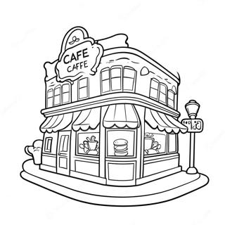 Butterbean Cafe Coloring Page 24554-22543