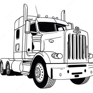 Peterbilt Coloring Pages