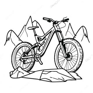 Mountain Bike Coloring Page 24594-22574