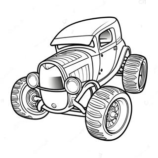 Bone Shaker Hot Wheels Coloring Pages