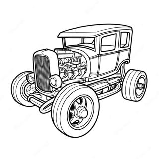 Bone Shaker Hot Wheels Coloring Page 24635-22599