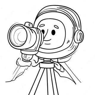 Titan Cameraman Coloring Page 24645-22608