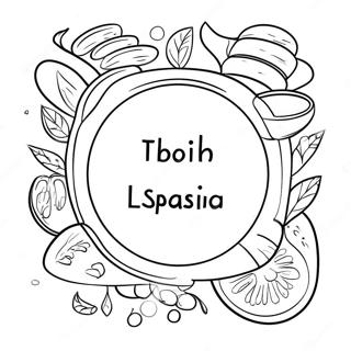 Colorful Spanish Vocabulary Coloring Page 24656-22620