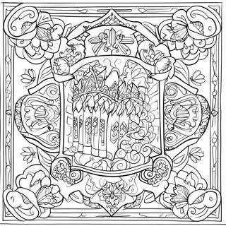 Detailed Beis Hamikdash Coloring Page 24666-22626