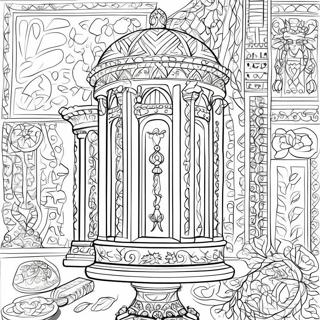 Detailed Beis Hamikdash Coloring Page 24666-22627