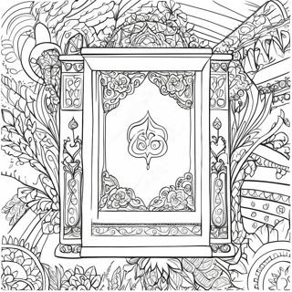 Detailed Beis Hamikdash Coloring Page 24666-22628