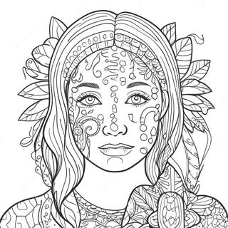 Mental Illness Depression Awareness Coloring Page 24675-22630