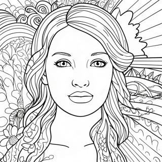 Mental Illness Depression Awareness Coloring Page 24675-22632