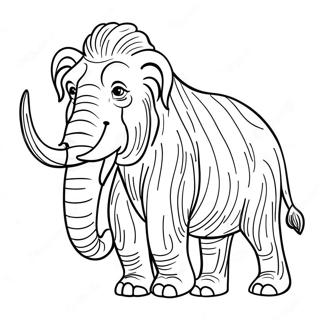 Woolly Mammoth Coloring Pages