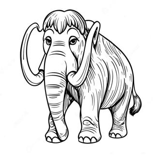 Woolly Mammoth Coloring Page 24695-22647