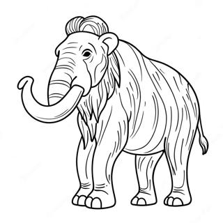 Woolly Mammoth Coloring Page 24695-22648