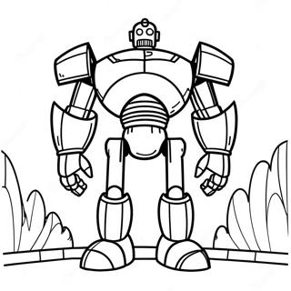 Iron Giant Standing Tall Coloring Page 24706-22657