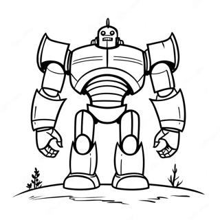 Iron Giant Standing Tall Coloring Page 24706-22659