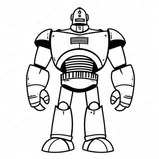 Iron Giant Standing Tall Coloring Page 24706-22660