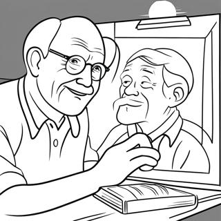 Grandpa Coloring Page 24725-22671