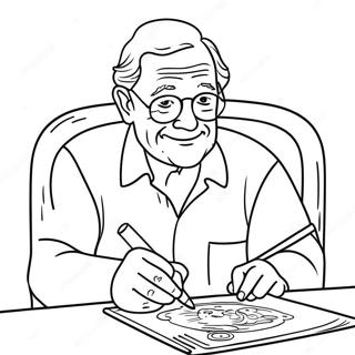 Grandpa Coloring Page 24725-22672